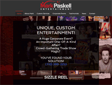 Tablet Screenshot of markpaskell.com